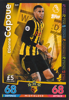 Etienne Capoue Watford 2018/19 Topps Match Attax #319